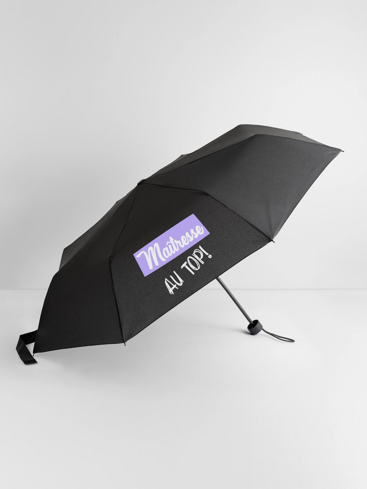 Geliebte - Regenschirm (klein) - Schwarz - Vorne