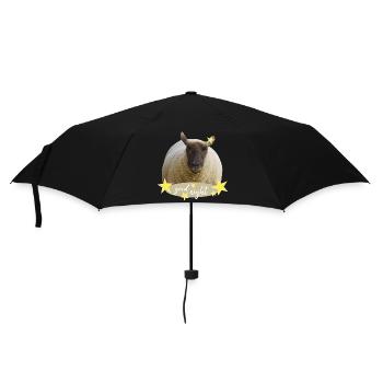 sheep good night - Regenschirm (klein) - Schwarz - Vorne