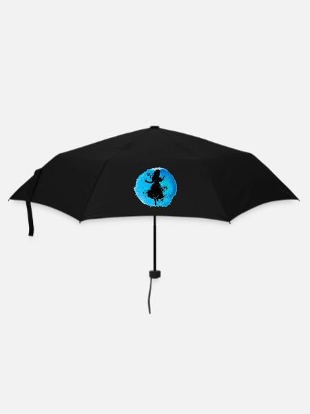 Alice Im Untergrund - - Regenschirm (klein) - Schwarz