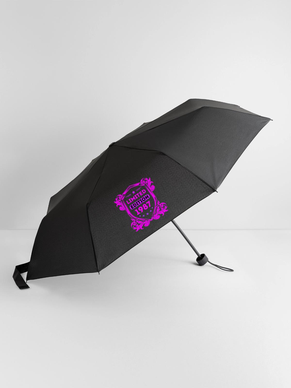 1987 - Regenschirm (klein) - Schwarz - Vorne