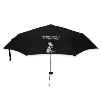 Ganz schön viel Meinung für so wenig Ahnung... - Regenschirm (klein) - Schwarz - Vorne