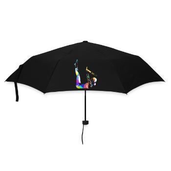 Geschmeidige Pilates Rumpfkraft - Regenschirm (klein) - Schwarz - Vorne
