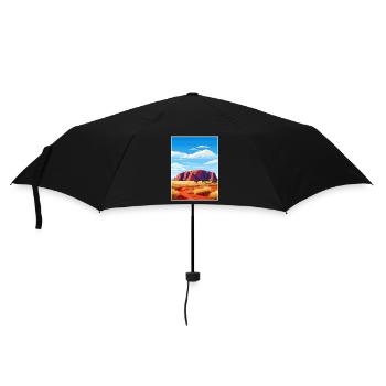 Uluru Kata Tjuta Nationalpark Australien Souvenir - Regenschirm (klein) - Schwarz - Vorne