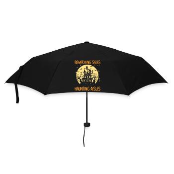 Verhexende Verkäufe Geisterhafte Gänge Immobilienm - Regenschirm (klein) - Schwarz - Vorne