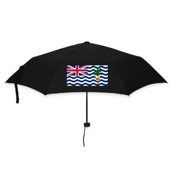 Britisches Territorium im Indischen Ozean - Regenschirm (klein) - Schwarz - Vorne