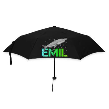 Emil Geburtstag Emil Namenstag - Regenschirm (klein) - Schwarz - Vorne