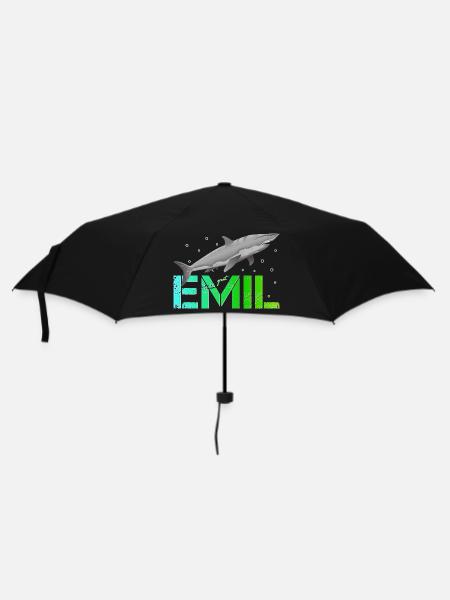 Emil Geburtstag Emil Namenstag - Regenschirm (klein) - Schwarz