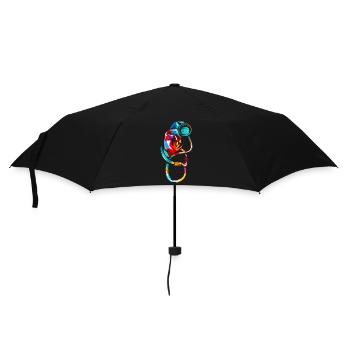 Sorgfältige Internistin Diagnostik - Regenschirm (klein) - Schwarz - Vorne