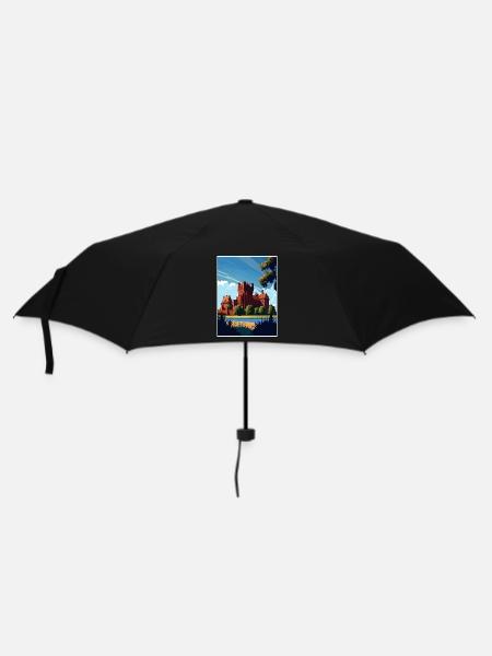 Marienburg Polen Vintage Reiseposter WPA - Regenschirm (klein) - Schwarz