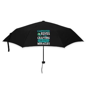 Weihnachten Prost und saubere Zähne Zahnmedizinisc - Regenschirm (klein) - Schwarz - Vorne
