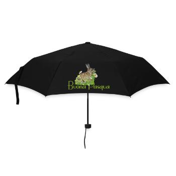 Frohe Ostern - Regenschirm (klein) - Schwarz - Vorne