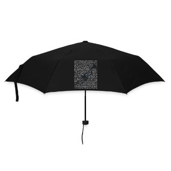 Glanzvolle Trompete Blasorchester - Regenschirm (klein) - Schwarz - Vorne