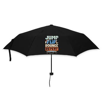 Jump Flip Bounce Wiederholung Trampoliner Trampoli - Regenschirm (klein) - Schwarz - Vorne