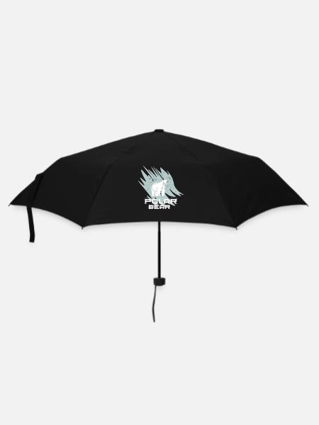 Polar Bär - Regenschirm (klein) - Schwarz