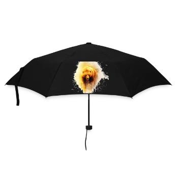 bear Bär BÄR bear T-shirt - Regenschirm (klein) - Schwarz - Vorne