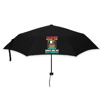 Jahrgang | Klassisch | Klassisch | Alt - Regenschirm (klein) - Schwarz - Vorne
