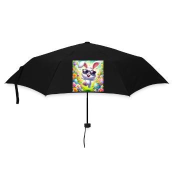 Happy Easter Bunny - Umbrella (small) - black - Front