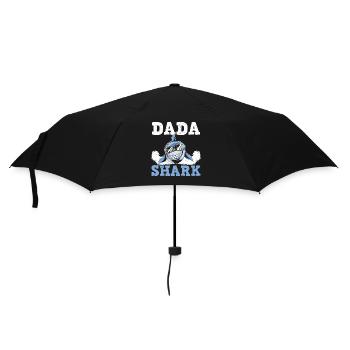 Dada Hai-Liebhaber Meeresbiologie Meer Vatertag - Regenschirm (klein) - Schwarz - Vorne
