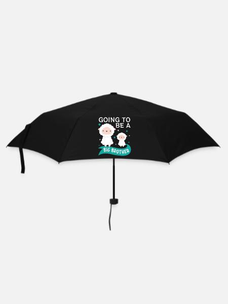 Ich Werde Bald Großer Bruder - Regenschirm (klein) - Schwarz