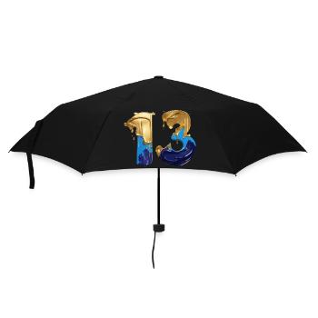NO. 13 NUMBER 13 COOL 13TH BIRTHDAY - Umbrella (small) - black - Front