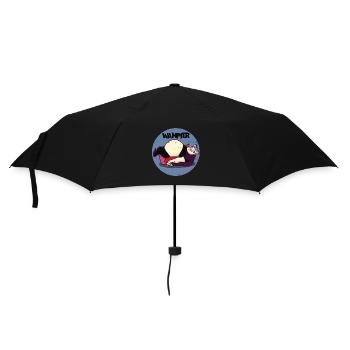 Kugelrunder Wampir Bierbauchwitz - Regenschirm (klein) - Schwarz - Vorne
