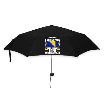 Bosnier Bosnien Papa Bosnischer Vater - Regenschirm (klein) - Schwarz - Vorne