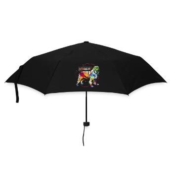 Gelassener Hovawart Begleithund - Regenschirm (klein) - Schwarz - Vorne
