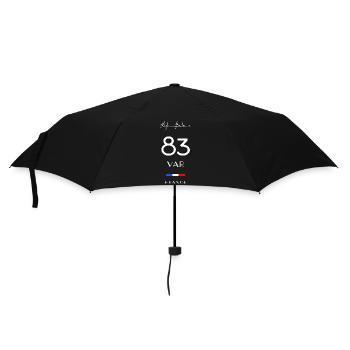 Das Leben ist besser in 83 VAR-Abteilung Provence Flagge - Regenschirm (klein) - Schwarz - Vorne