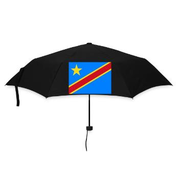 Kongo - Regenschirm (klein) - Schwarz - Vorne