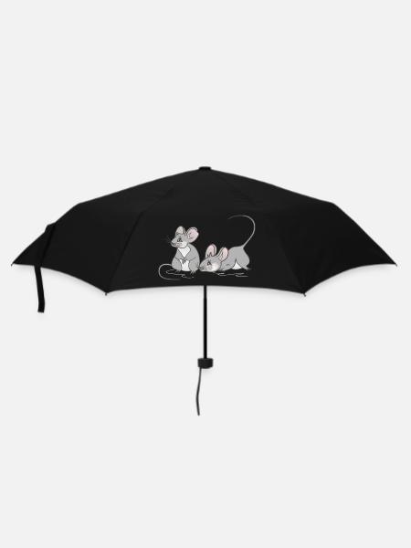 Mouse mouse children women birthday - Umbrella (small) - black