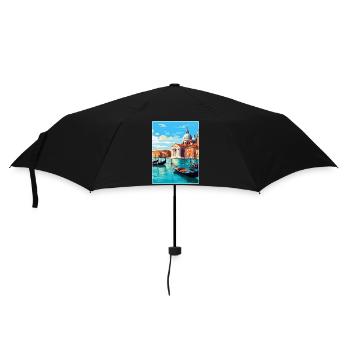 Venise Italie Affiche de voyage vintage WPA Souvenir - Parapluie standard - noir - Devant