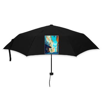 Arles France Vintage Travel Poster WPA Souvenir - Umbrella (small) - black - Front