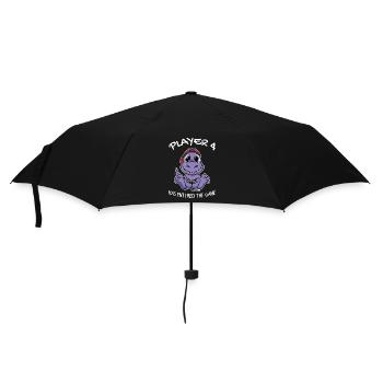 Quatrième bébé joueur 4 enfant bébé dinosaure - Parapluie standard - noir - Devant
