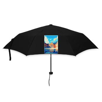 Versailles Frankreich Vintage Reiseplakat Souvenir - Regenschirm (klein) - Schwarz - Vorne