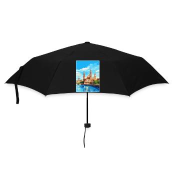 Saragosse Espagne Affiche de voyage vintage Souvenir WPA - Parapluie standard - noir - Devant