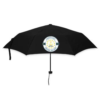 Pawtucket Rhode Island Flagge USA Souvenir Abzeichen - Regenschirm (klein) - Schwarz - Vorne
