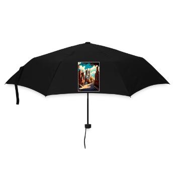 Richmond England Yorkshire Vintage Reiseposter - Regenschirm (klein) - Schwarz - Vorne