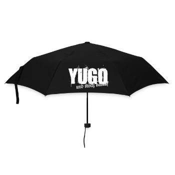 Yugo und stolz daraufstolzer - Regenschirm (klein) - Schwarz - Vorne