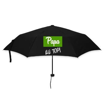 BONNE FÊTE PAPA. PAPA. FÊTE DES PÈRES. PÈRE - Parapluie standard - noir - Devant