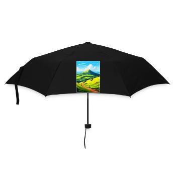 Duncryne Hill Stirling Vintage Reiseposter WPA - Regenschirm (klein) - Schwarz - Vorne