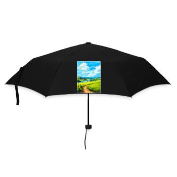 Lerryn Cornwall England Uk Travel Poster Souvenir - Umbrella (small) - black - Front