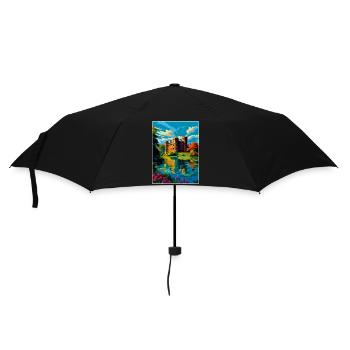 Hever Castle Angleterre Royaume-Uni Affiche de voyage Souvenir WPA - Parapluie standard - noir - Devant