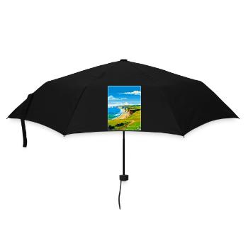 Dorset Uk Vintage Travel Poster Souvenir WPA - Umbrella (small) - black - Front