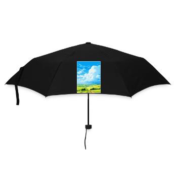 South Downs Vintage Voyage Poster Souvenir WPA - Parapluie standard - noir - Devant