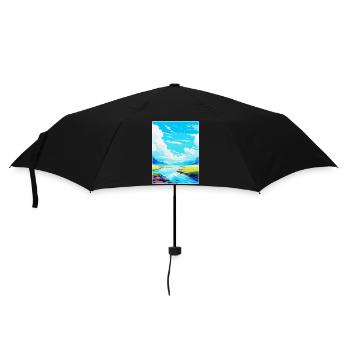 High Cup Nick Cumbria Vintage Travel Poster WPA - Umbrella (small) - black - Front