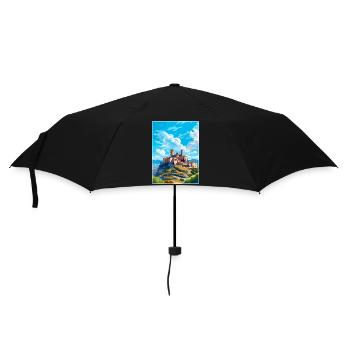 Avila Spain Vintage Travel Poster WPA Art Souvenir - Umbrella (small) - black - Front