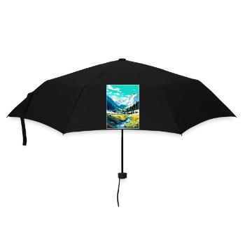 Arosa Suisse Affiche de voyage vintage souvenir - Parapluie standard - noir - Devant