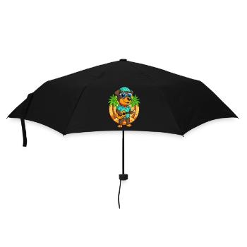 Drôle de Rottweiler Chien Lunettes de soleil de plage d’été - Parapluie standard - noir - Devant