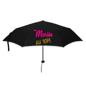 ICH KANN NICHT, ICH BIN VERHEIRATET - Regenschirm (klein) - Schwarz - Vorne