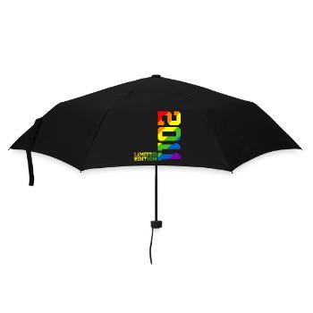 LGBTQ 2011 RAINBOW QUEER 14E ANNIVERSAIRE PRIDE - Parapluie standard - noir - Devant